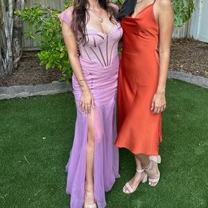 Yaira Miss Circle Pink Corset Fairy Tulle Dress